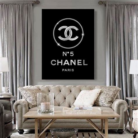 chanel mirror wall art|Chanel wall art prints etsy.